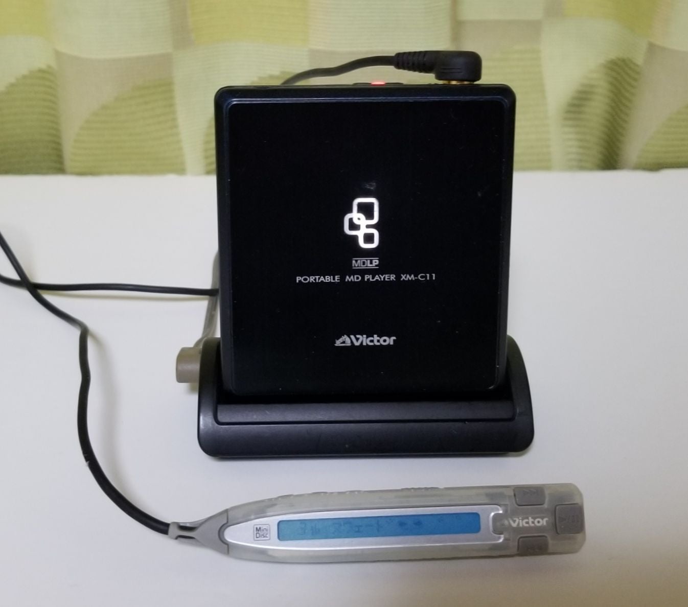 VICTOR XM-C11 MDポータブルプレーヤー MDLP対応 完動品・動作保証付き