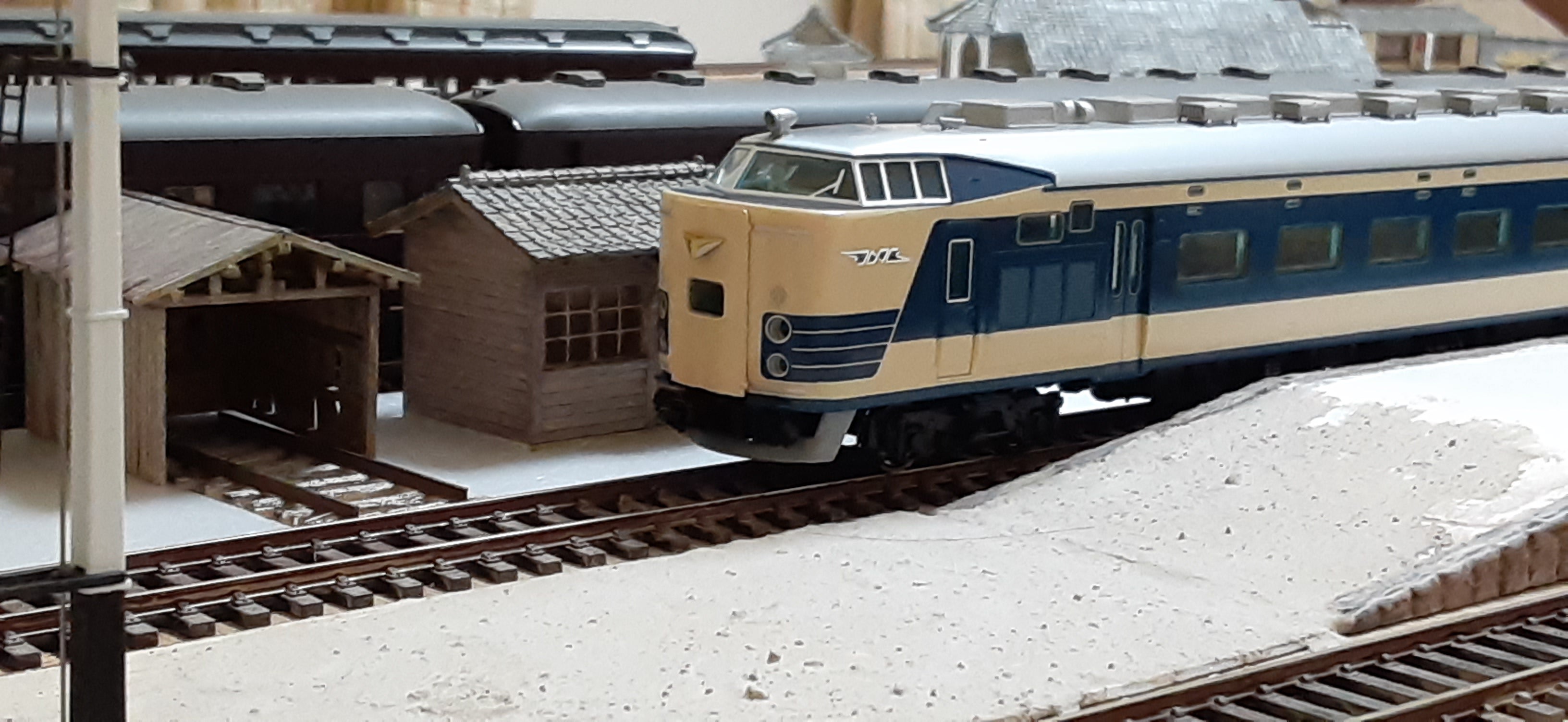 Tomix（HO）の583系が入線しました。 | 16番ゲージ