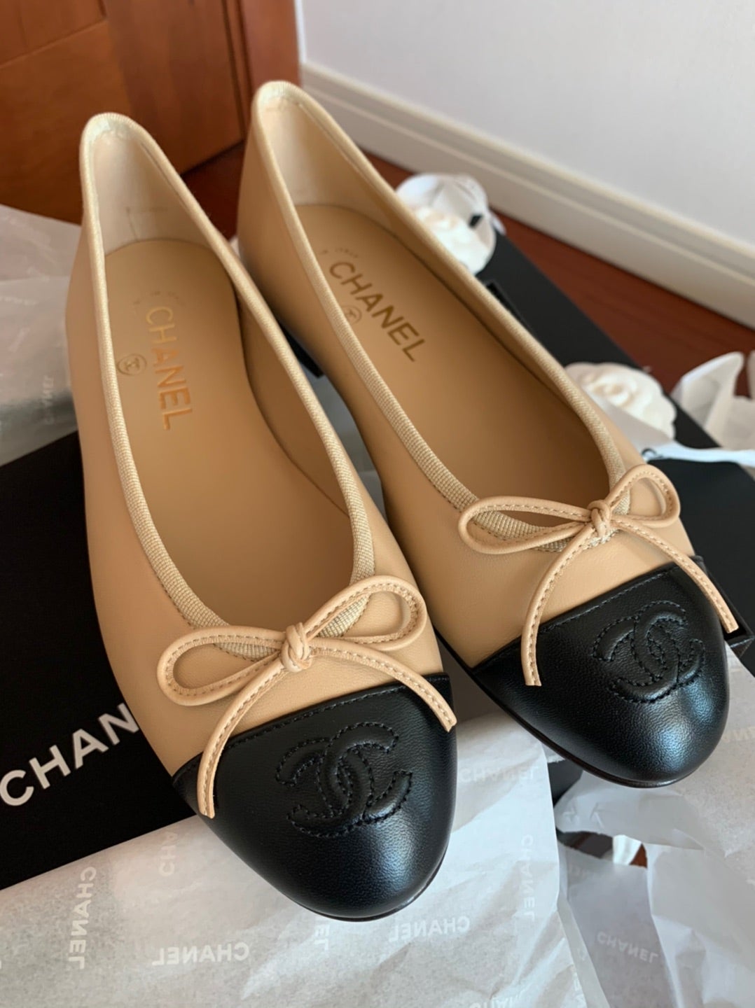 CHANEL バレリーナシューズ 35 【公式通販】