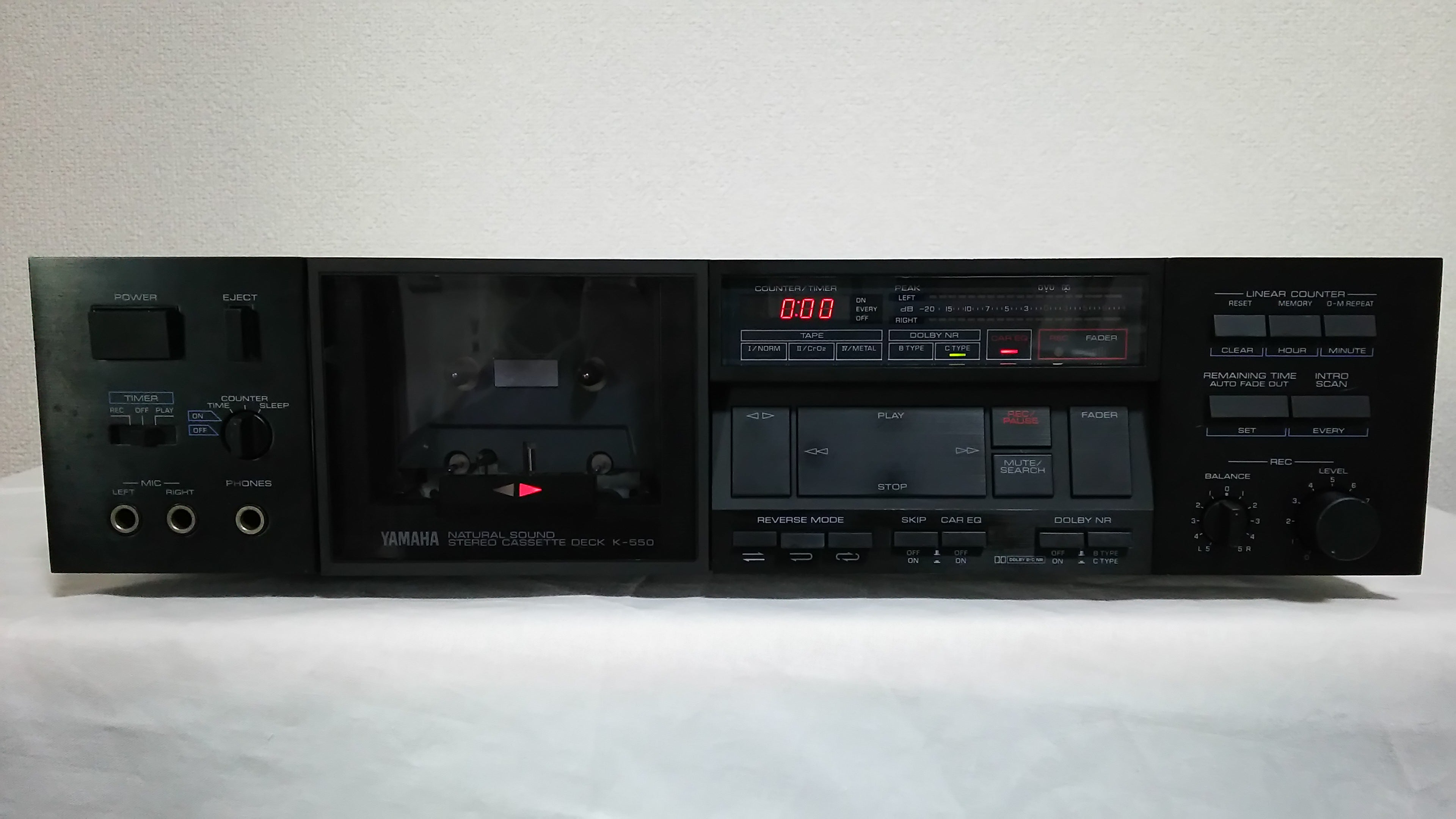 YAMAHA カセットデッキ K-550 | 八王子リカバリーのブログ