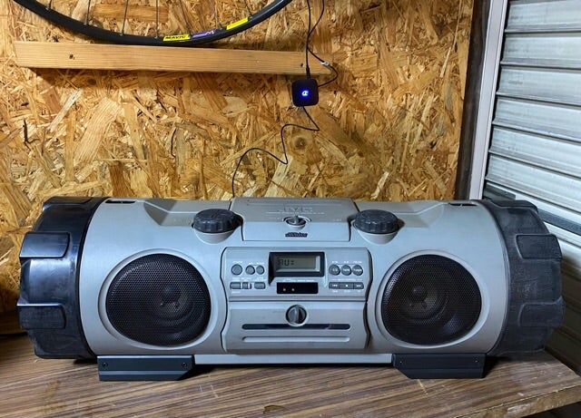 □Victor ビクター「RV-X70」超大型ラジカセ 通電確認済み □Victor