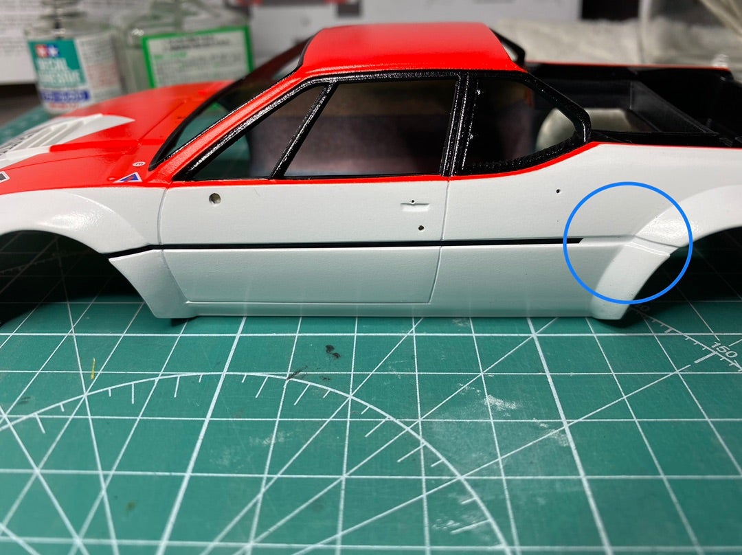 製作記 イタレリ 1/24 B.M.W. M1 Procar (25) | 加古川模型 club