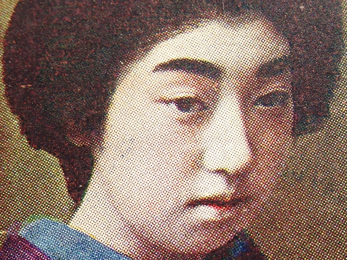 憶追（右から読みとなります）戦前の絵葉書アルバム。【当時の女優