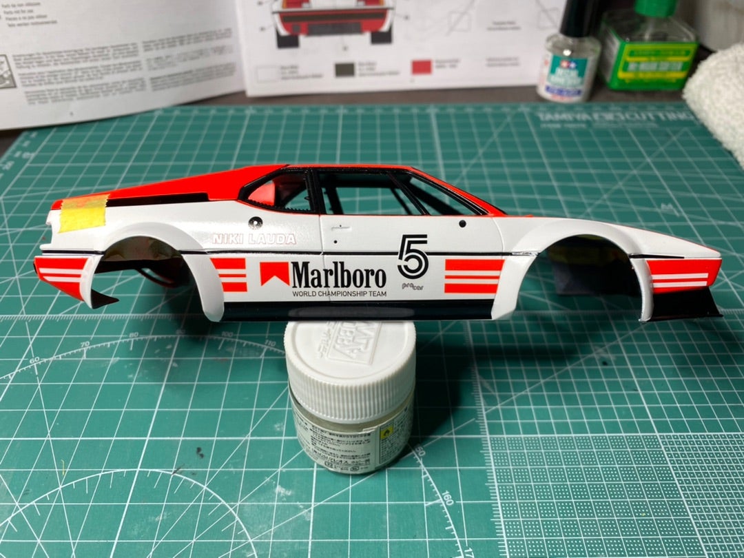 製作記 イタレリ 1/24 B.M.W. M1 Procar (26) | 加古川模型 club