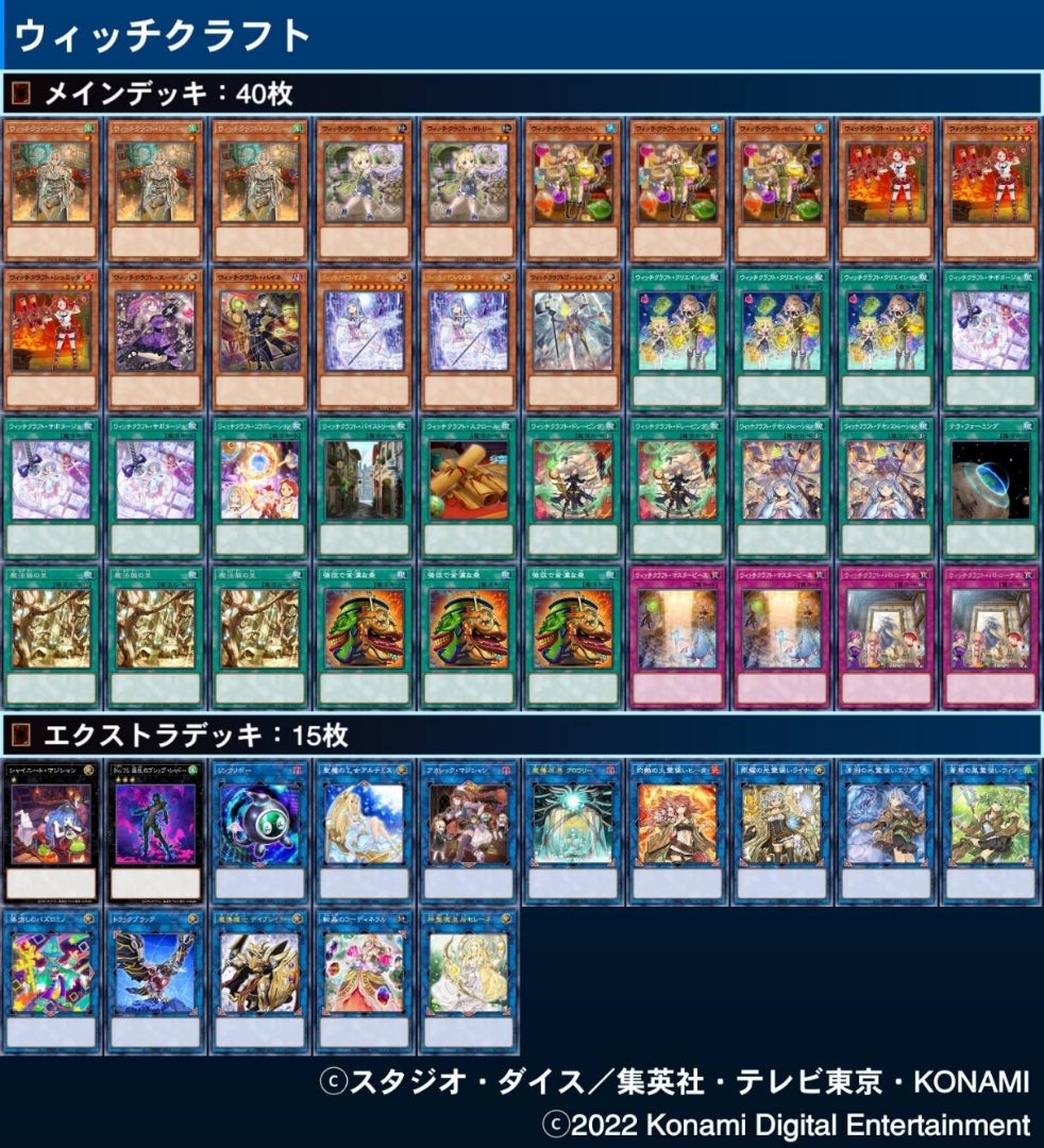 マスターデュエル】ウィッチクラフト デッキレシピ | びろぐ