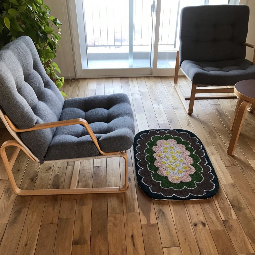 ミナペルホネン pudding ラグ | さくらもちの本懐