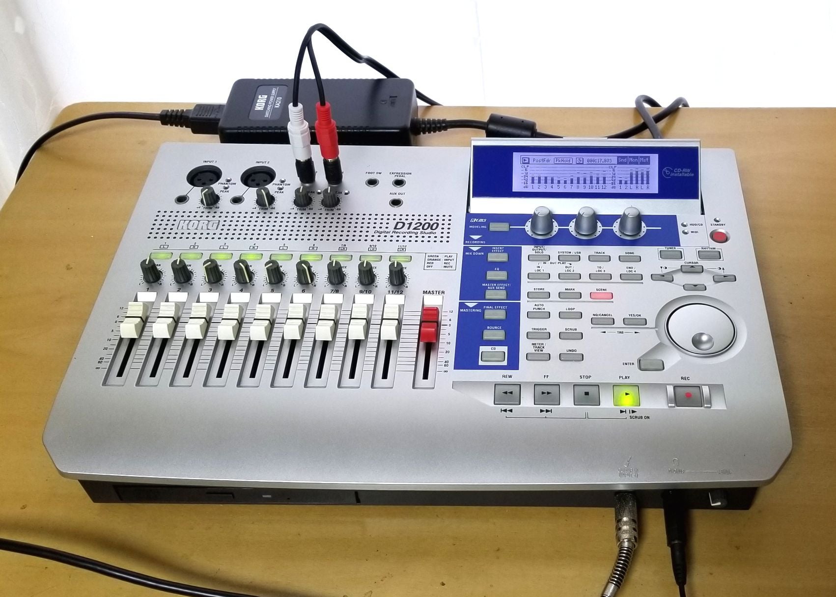 KORG D1200 Digital Recording Studio CD書込み良好・完動品 | 驚愕の