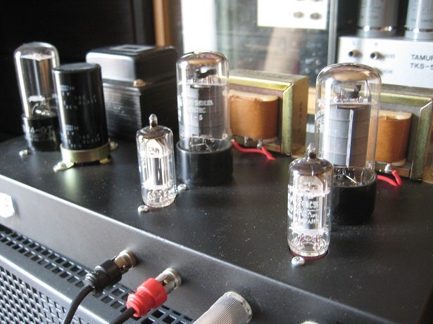 6V6-GT/6F6-GT 兼用シングル・アンプの製作 その② / 最大出力の測定等