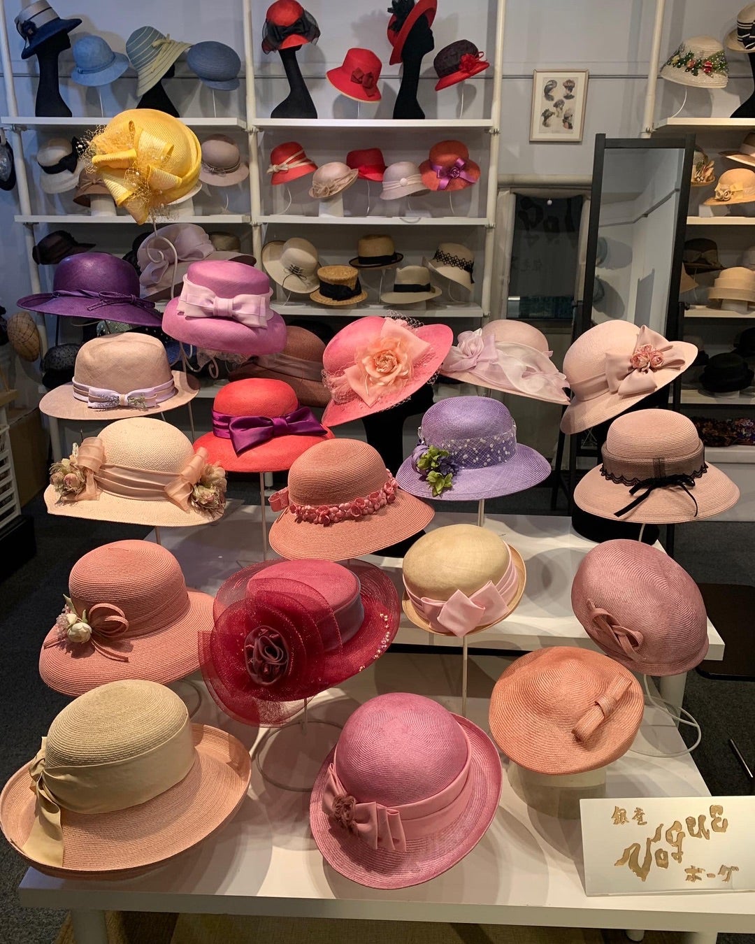 銀座ボーグ シルク土台 レースとチュールの帽子 銀座ボーグ シルク土台