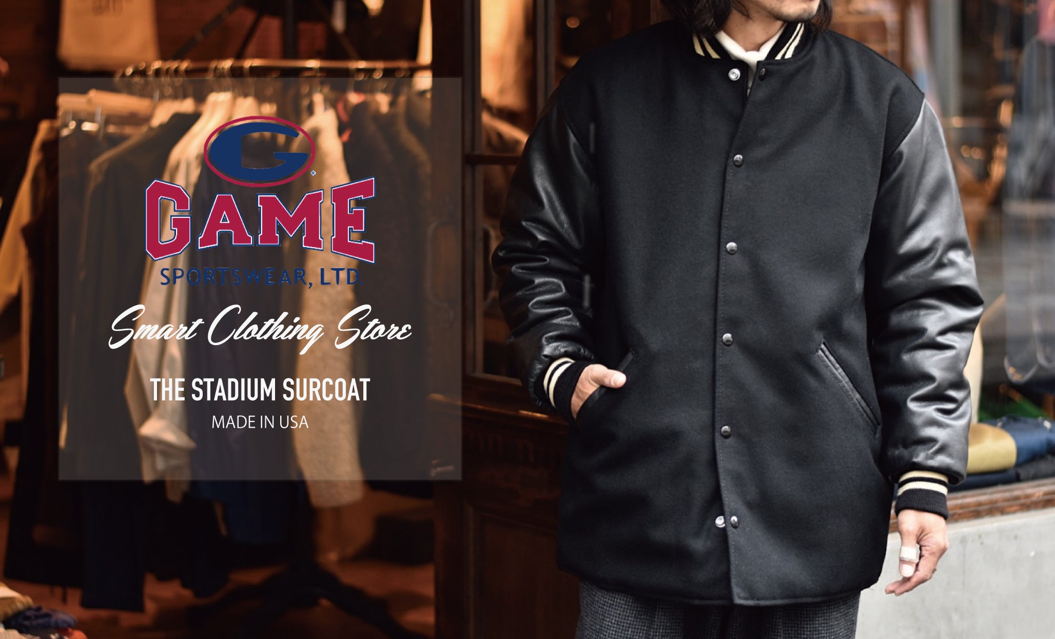 明日より販売開始 原宿店別注アメリカ製【GAME SPORTS WEAR