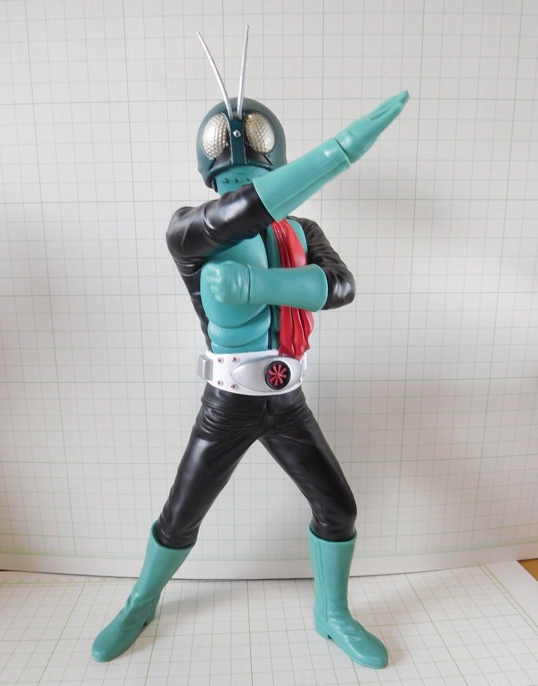 バンプレスト 仮面ライダー 旧1号 ビッグサイズソフビフィギュア