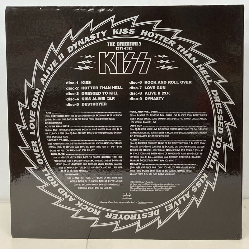 New Arrival!!! KISS / 地獄の全貌1974-1979 (黒箱) | 西新宿レコード