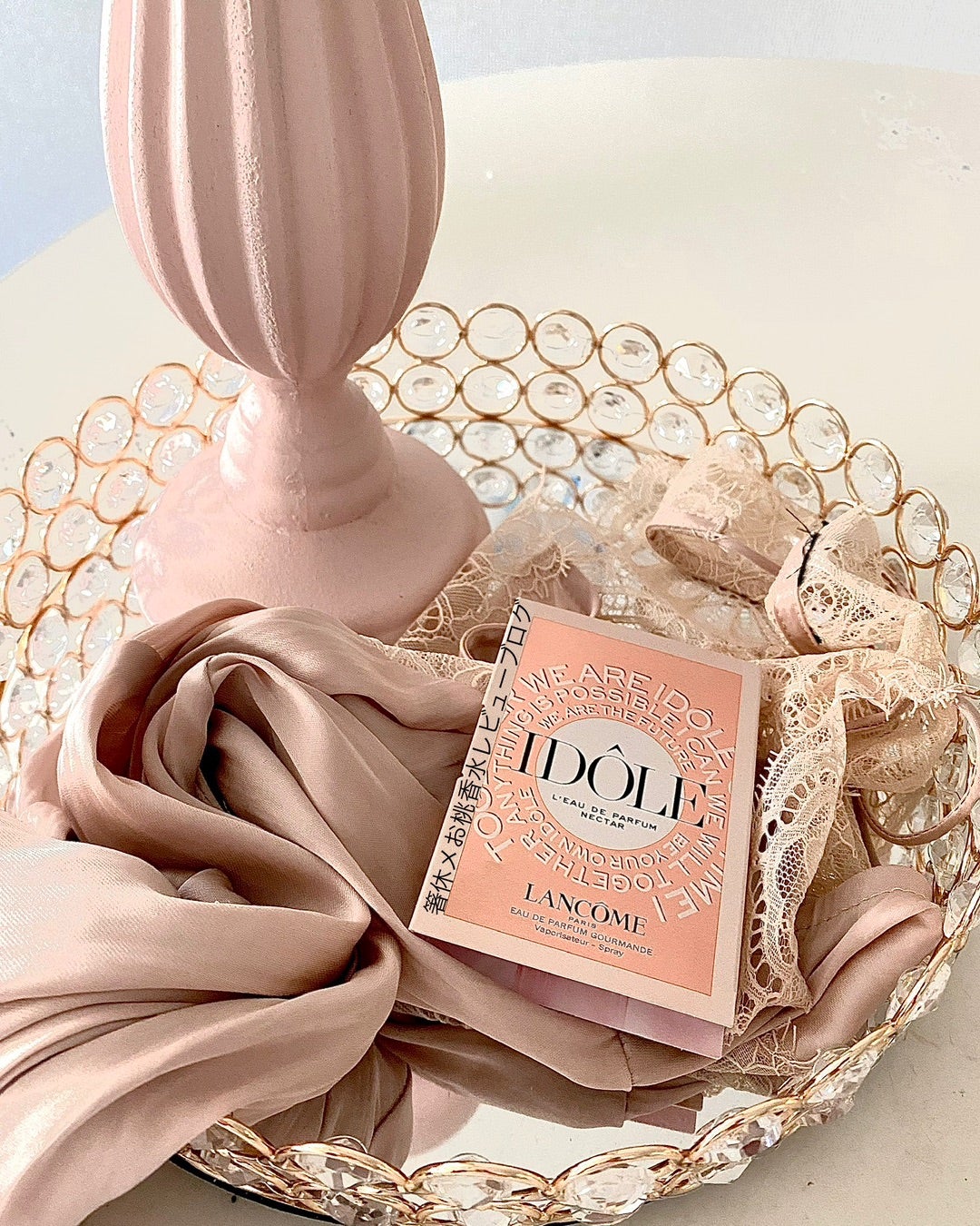 95%ローズ 香水レビュー アイドルネクター ランコム | 香水レビュー