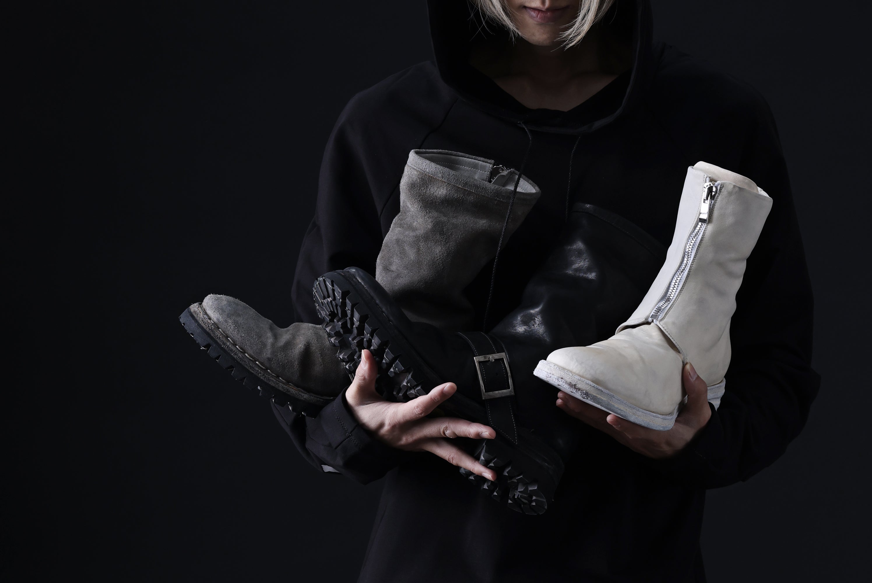 incarnation NEW - exclusive LEATHER BOOTS(AW22). | LOOM OSAKA