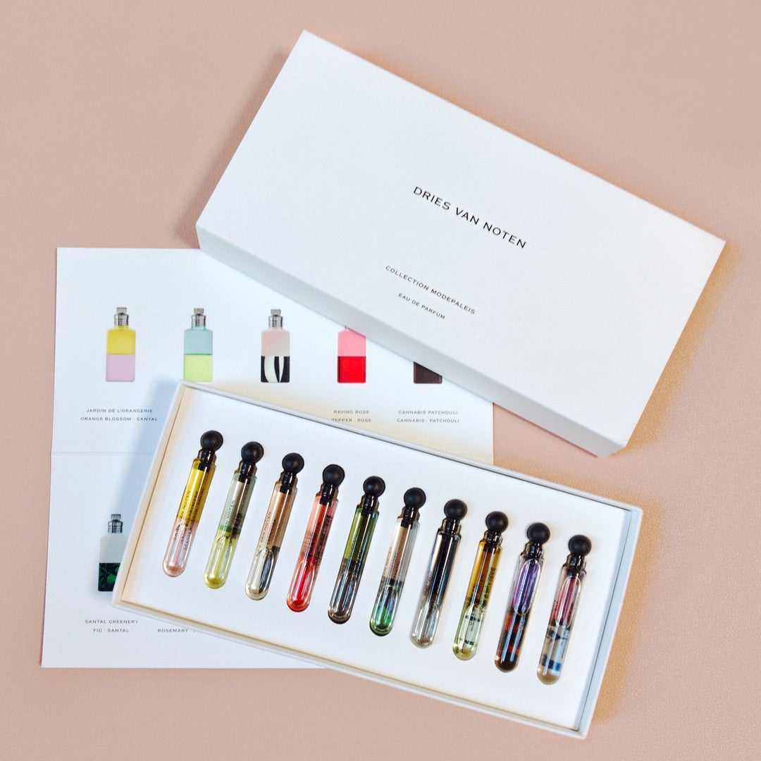 DRIES VAN NOTEN / Collection Modepaleis 02 | blues stripes