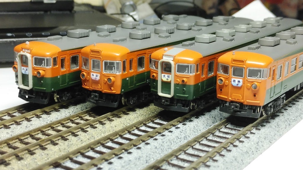 KATO165系旧製品4－房総半島の電車急行を仕立てる | 続・赤い狐と緑の狸