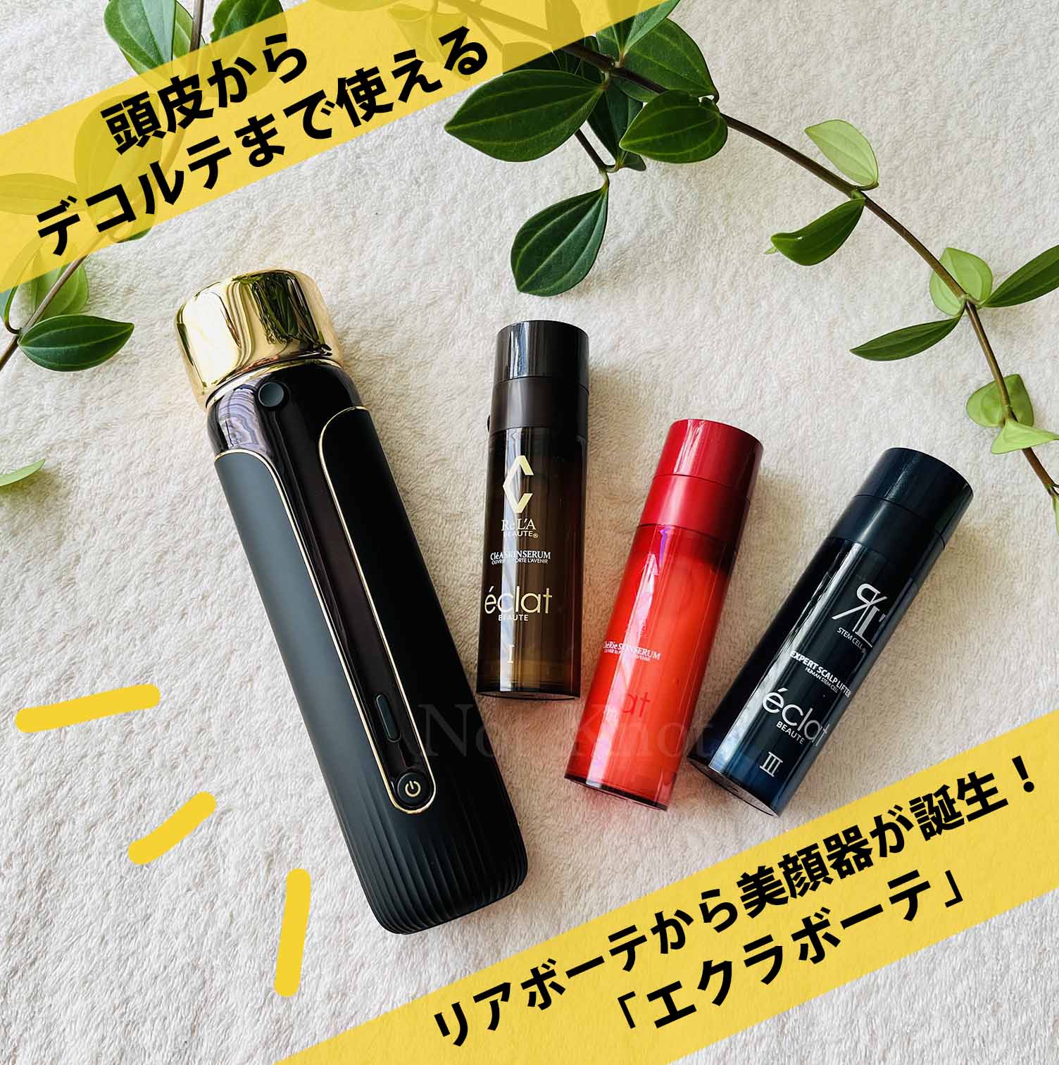 極上の美顔器リアボーテから誕生！【リアボーテエクラボーテ美顔器