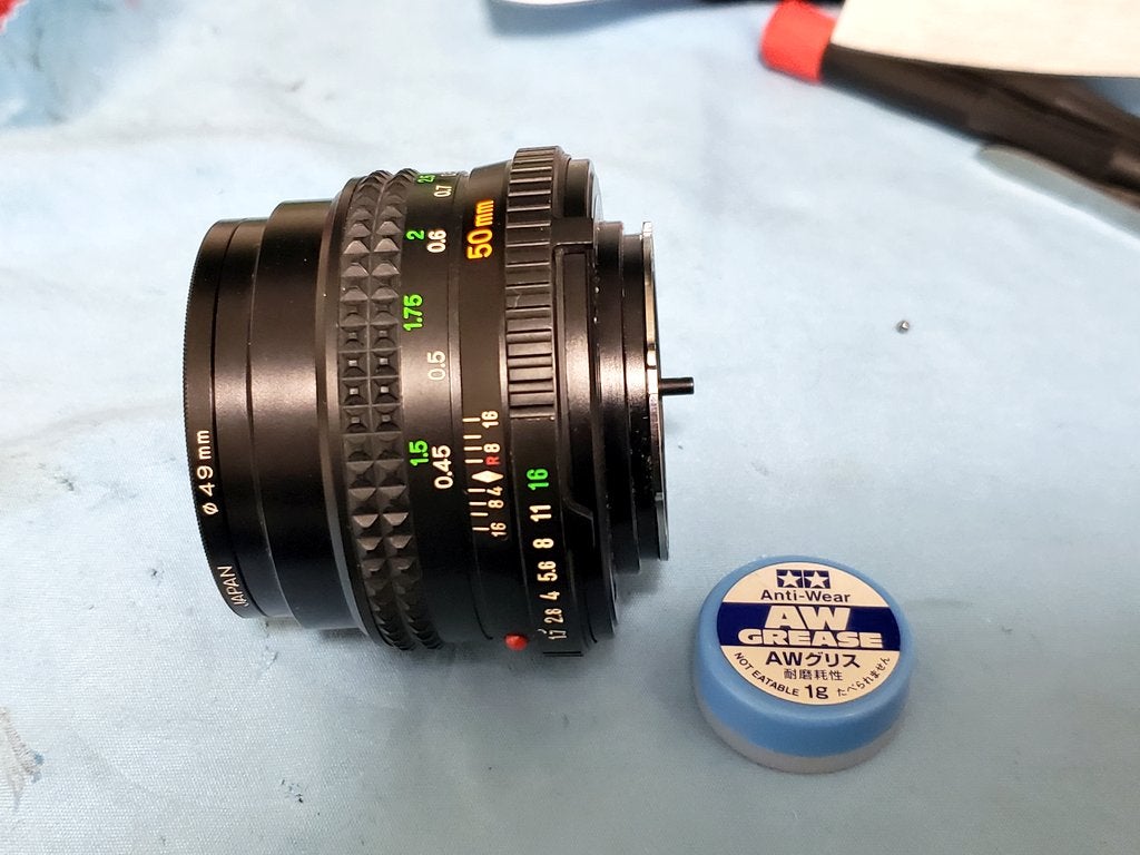 分解清掃済美品】MINOLTA X-7＆MD ROKKOR 50mm f1.7 分解清掃済美品