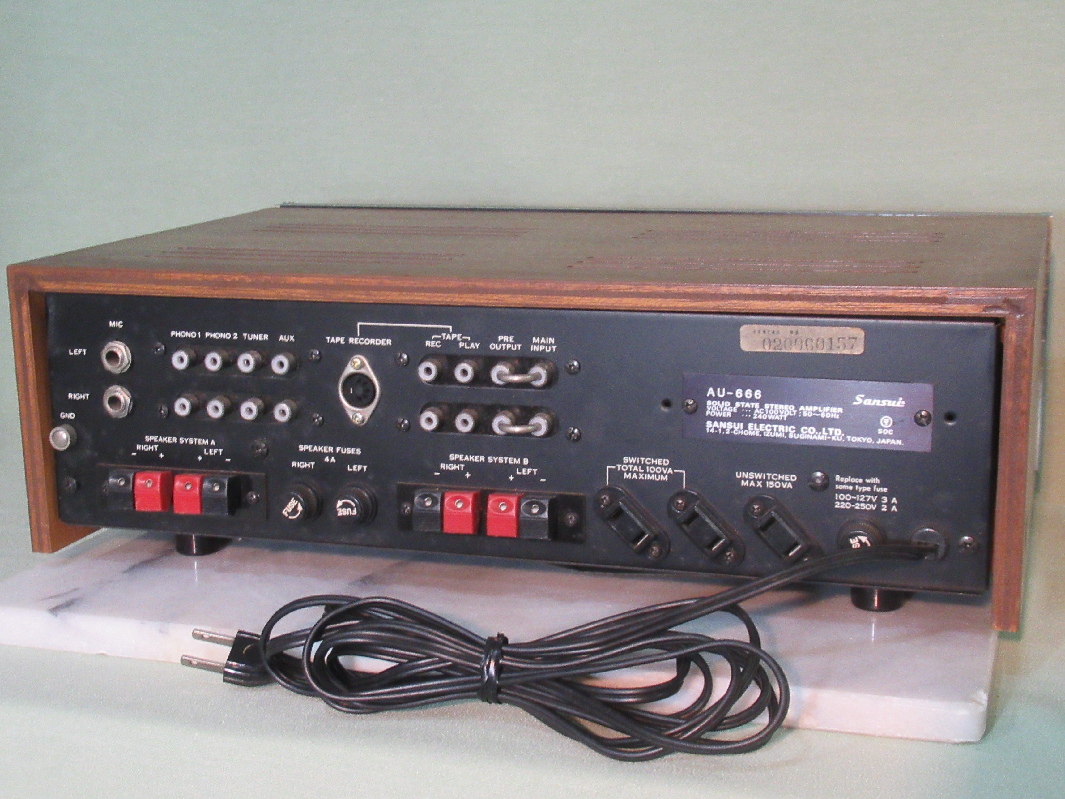 ♪SANSUI AU-666 プリメインアンプ | macky228