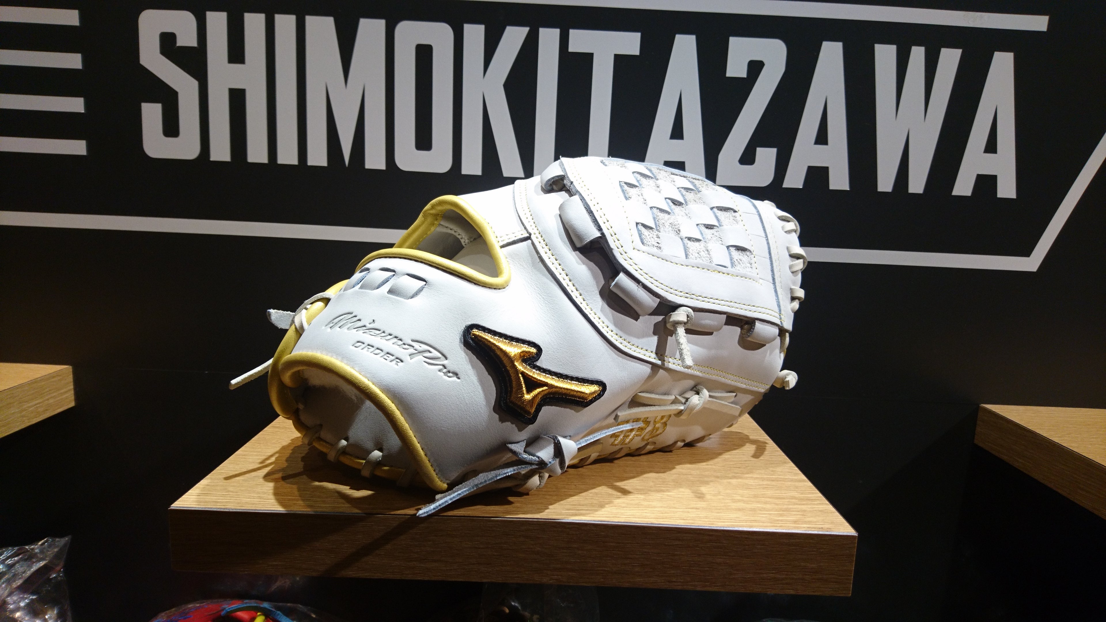 ミズノプロ】オーダーファーストミット［中田翔モデル］シルバー