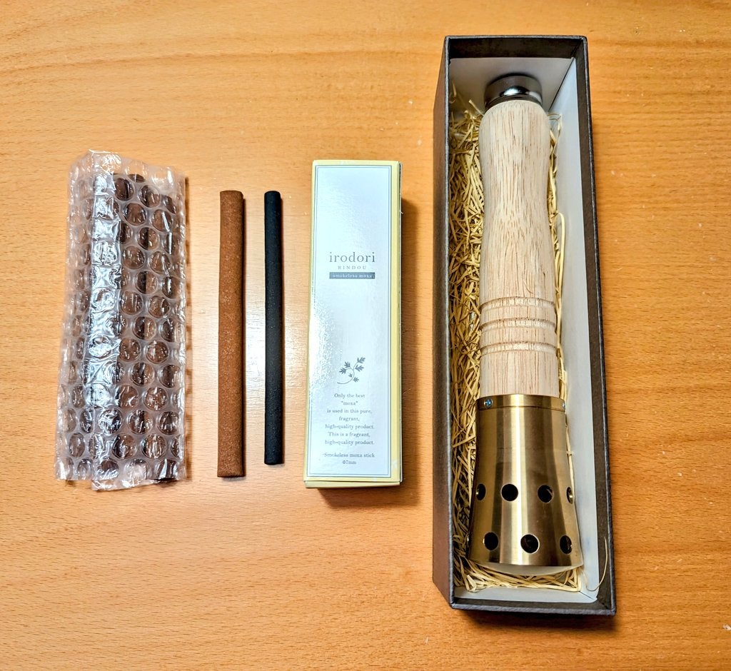 新しい温灸器。 | もぐさをひねって据えるお灸のサロン 鍼灸マッサージ