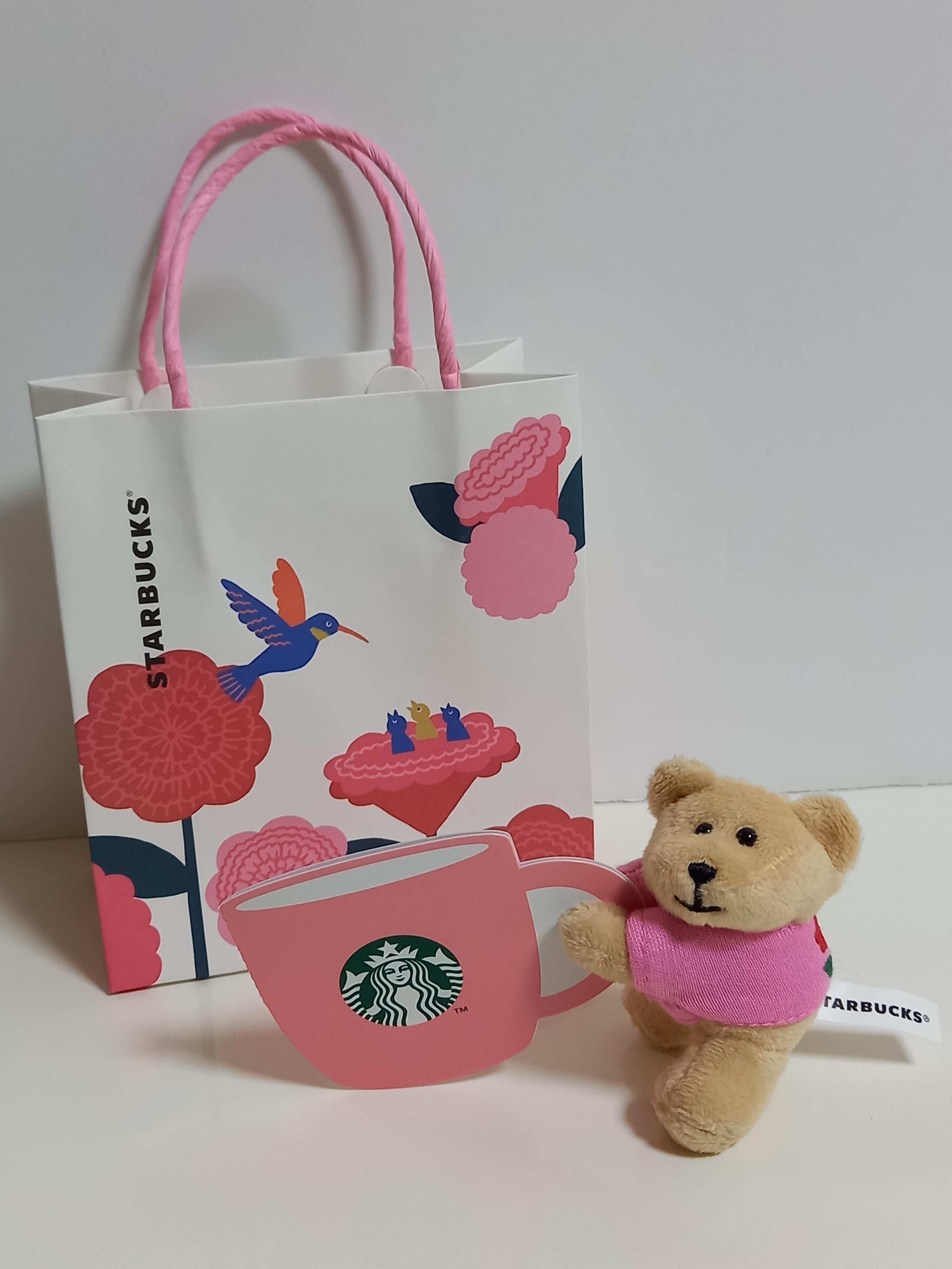 ☆スタバ「スターバックス ベアリスタメッセージギフト フラワー