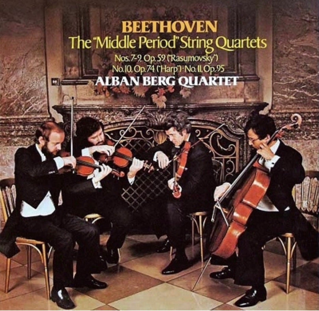 第1469回「アルバン・ベルク四重奏団によるベートーヴェン中期弦楽