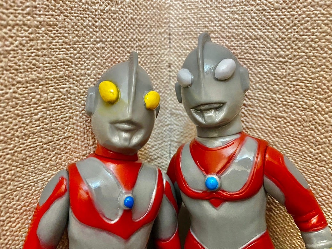 ヤモマーク製の初代ウルトラマンと帰りマンの顔は同一では無く、新規