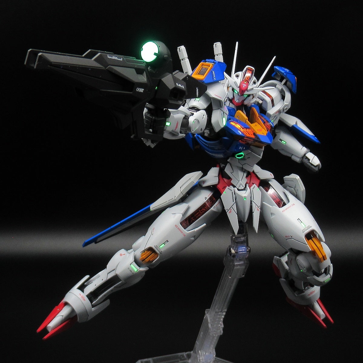 ①フルメカニクス 1/100 ガンダムエアリアル | のぶ工房 ガンプラ完成