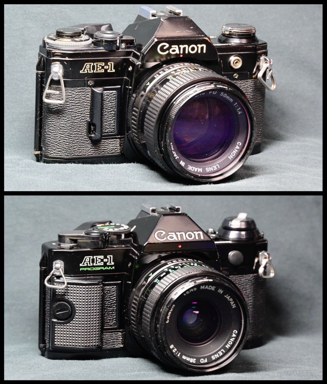 Canon AE-1, AE-1PROGRAM | カメラの自由研究