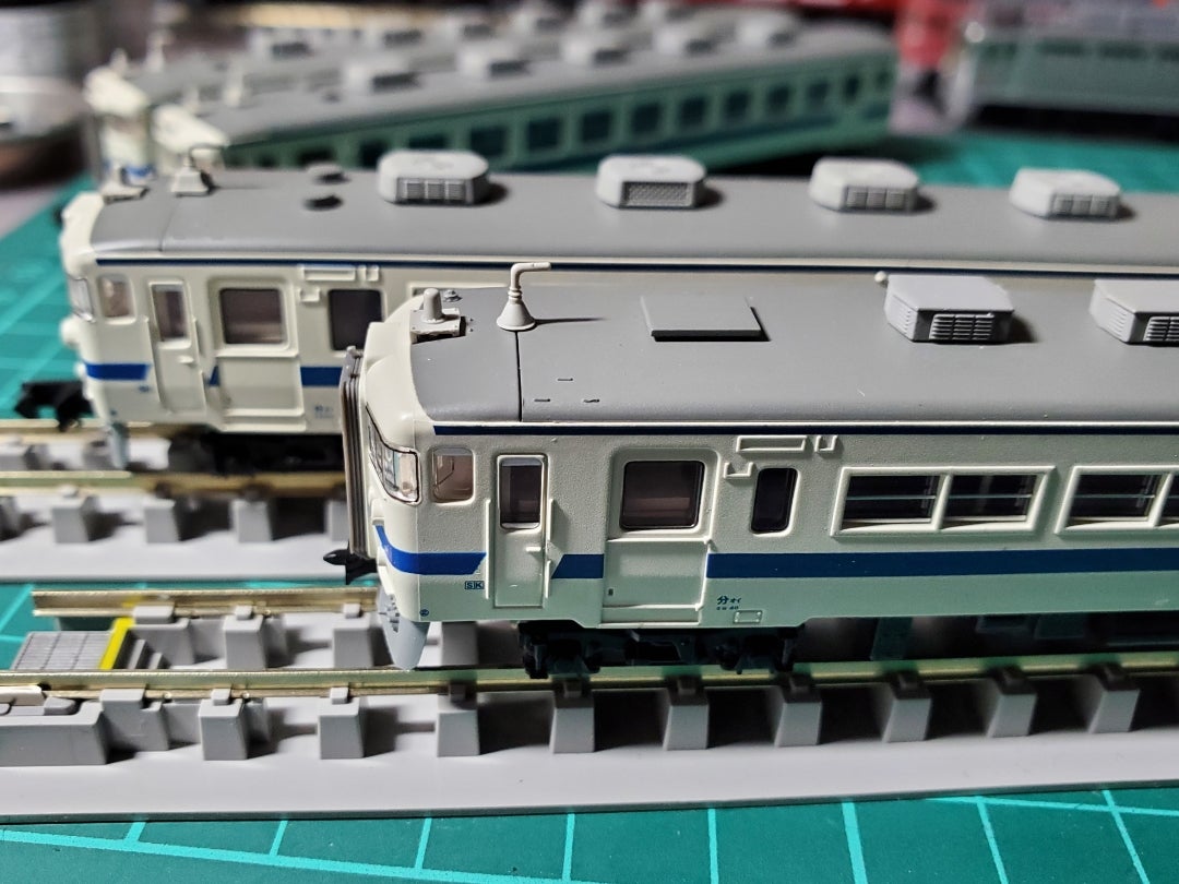 マイクロエースA0517 457系九州色タイプ改造先頭車 6両セット入線