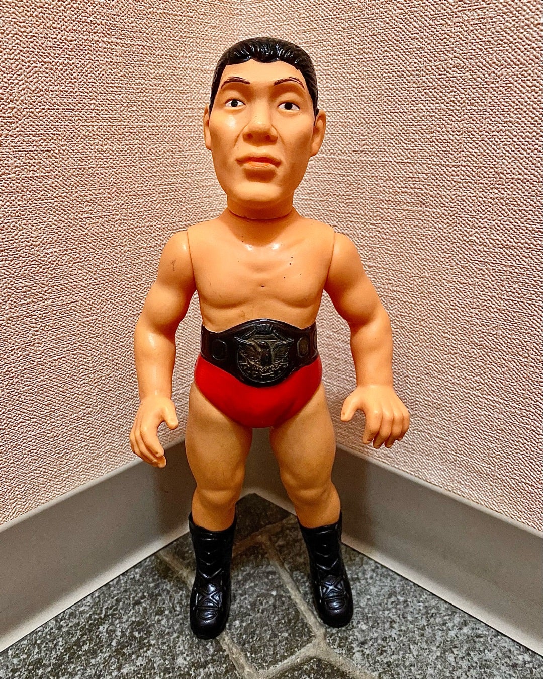 ジャイアント馬場ソフビ人形 飛附屋・ブルマァク製 昭和40年代