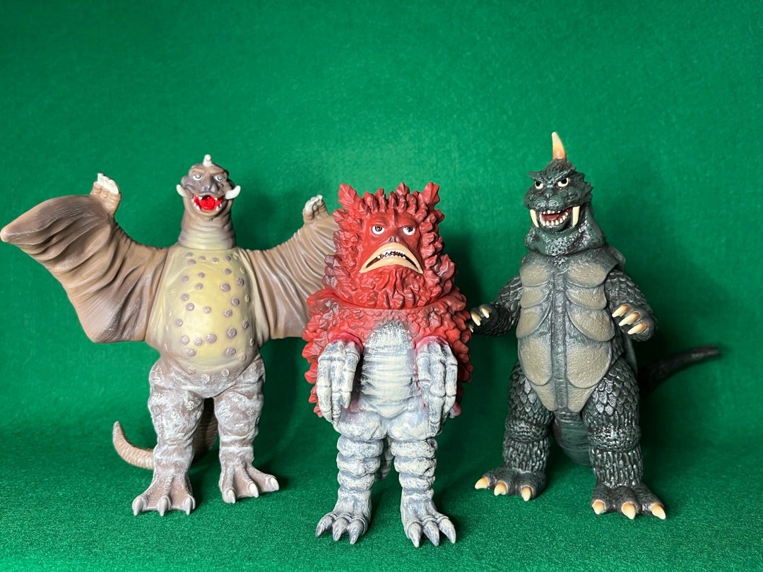 ウルトラ怪獣シリーズプレミアム 『総天然色ウルトラQ』ソフビ3体