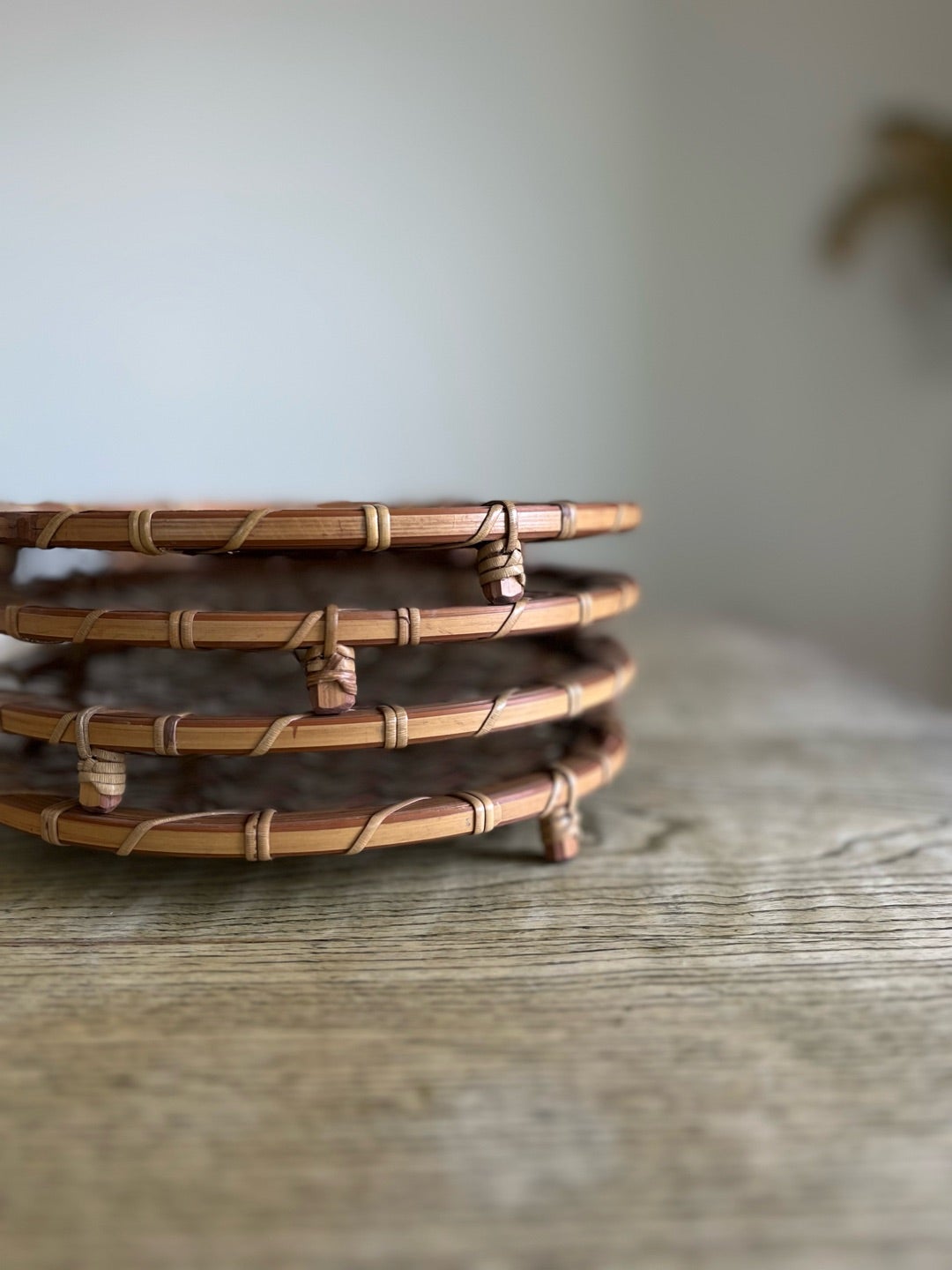 飯島正章さんの竹盛り皿 | うにの日日是好日なブログ