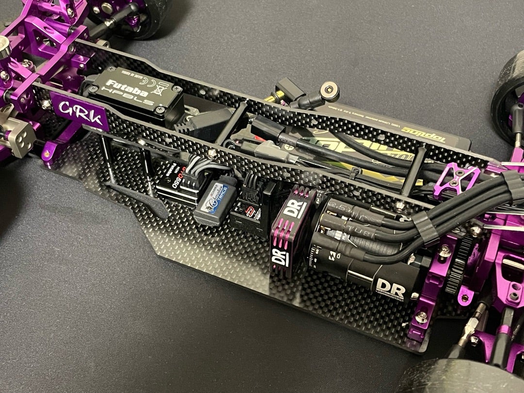 GRKカーボンシャーシ GRK5カーボンシャーシ、アッパーデッキセット