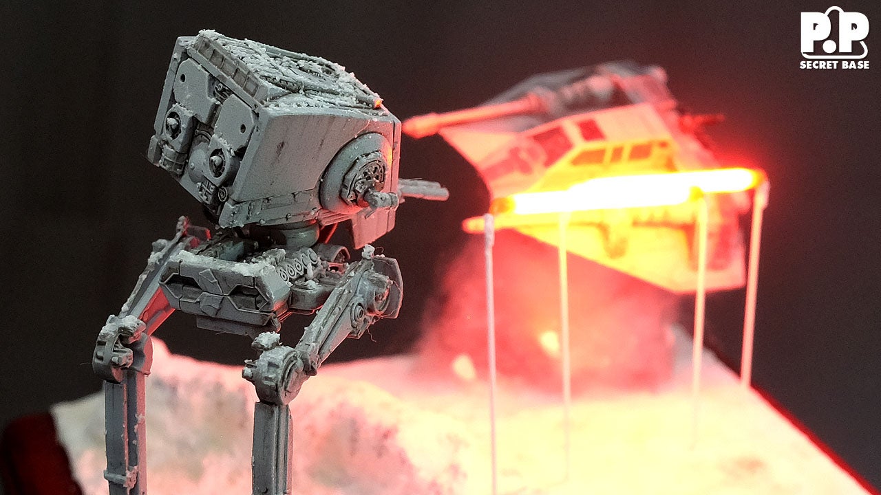 完成！】AT-ST & スノースピーダー 《ジオラマ 》STAR WARS | スター