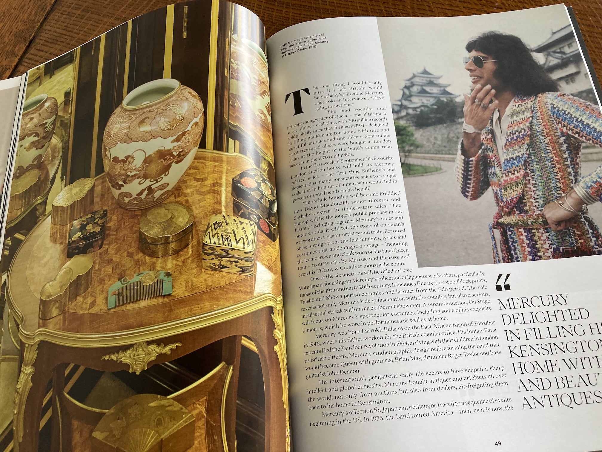 サザビーズ 2023年夏号：「Bohemian Collector」記事翻訳 | Freddie