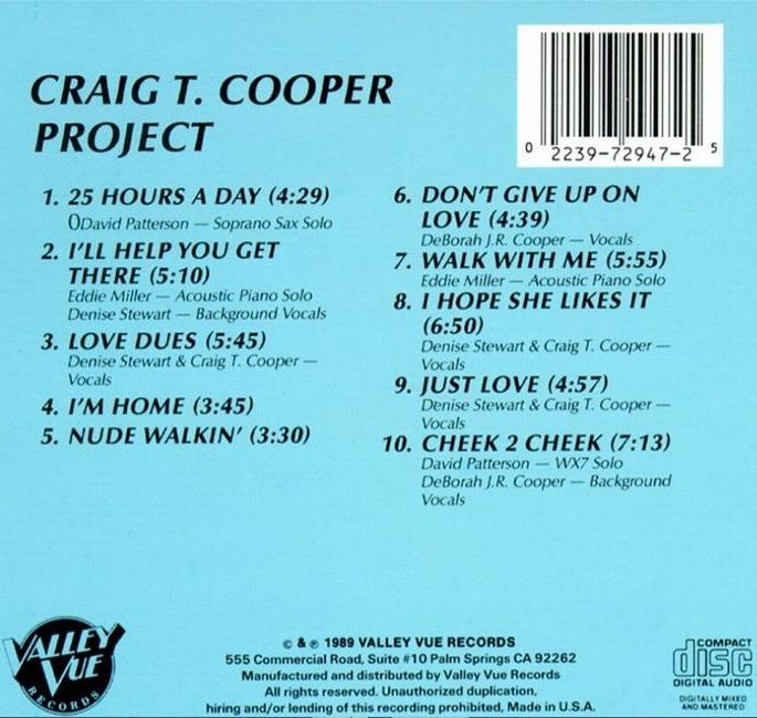 Craig T. Cooper Project - Love Dues | アメリカンミュージック