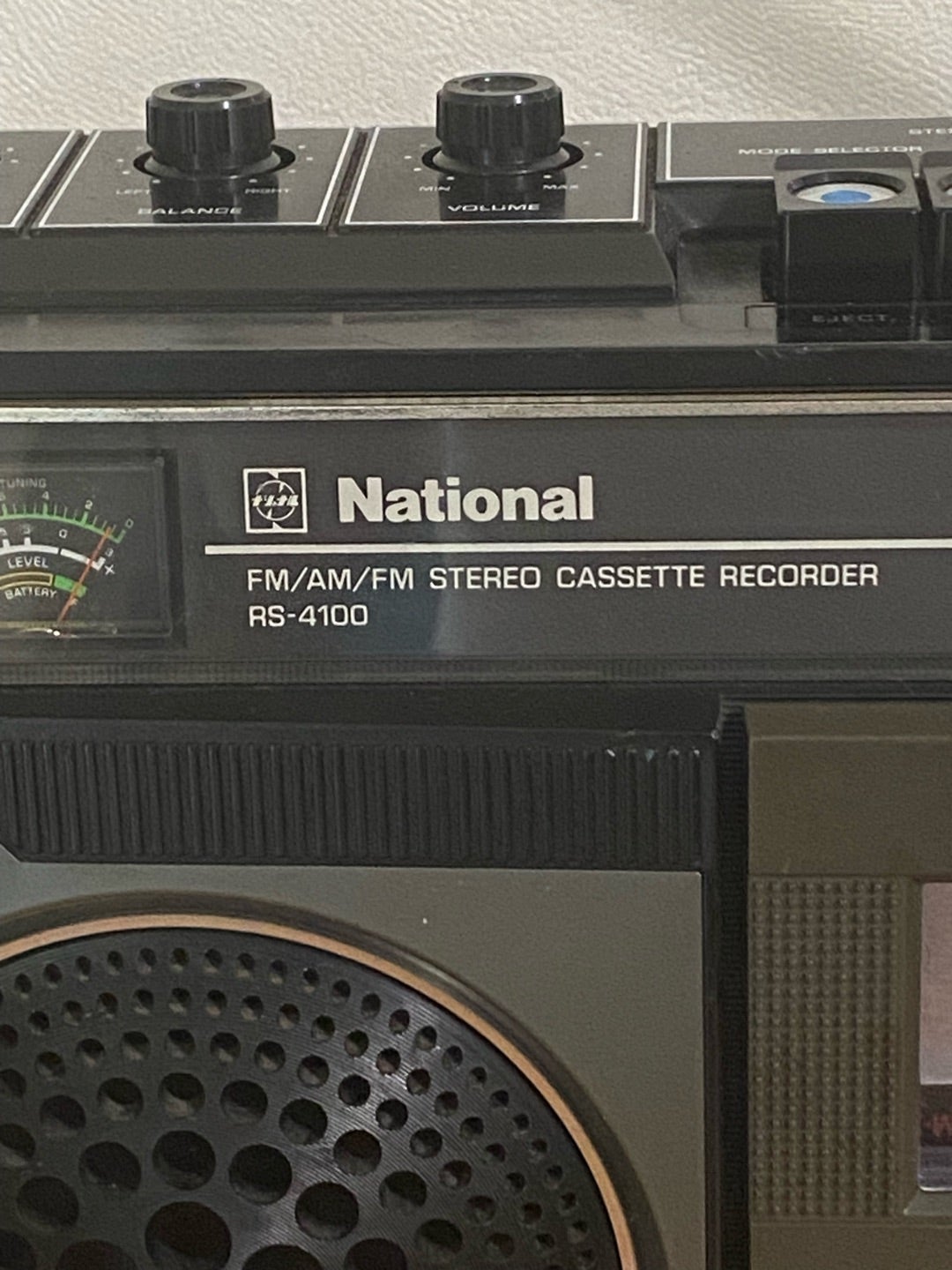 National RS-4100 ラジカセ修理 途中 | goldmountainrichのブログ