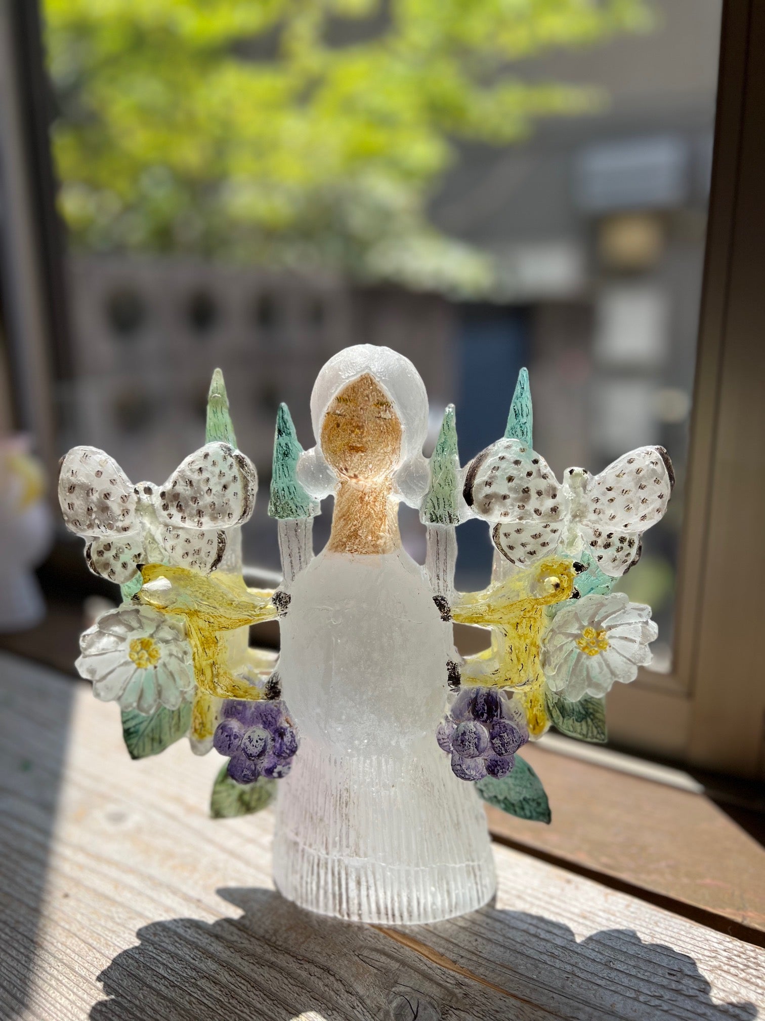 限定値下げ】安達知江 犬 ガラスオブジェ 安達知江 犬 ガラスオブジェ