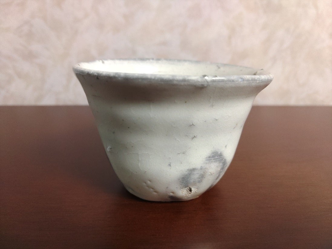 近藤精宏の粉引盃｢霞富士｣ | せともん道楽だもんで・・・