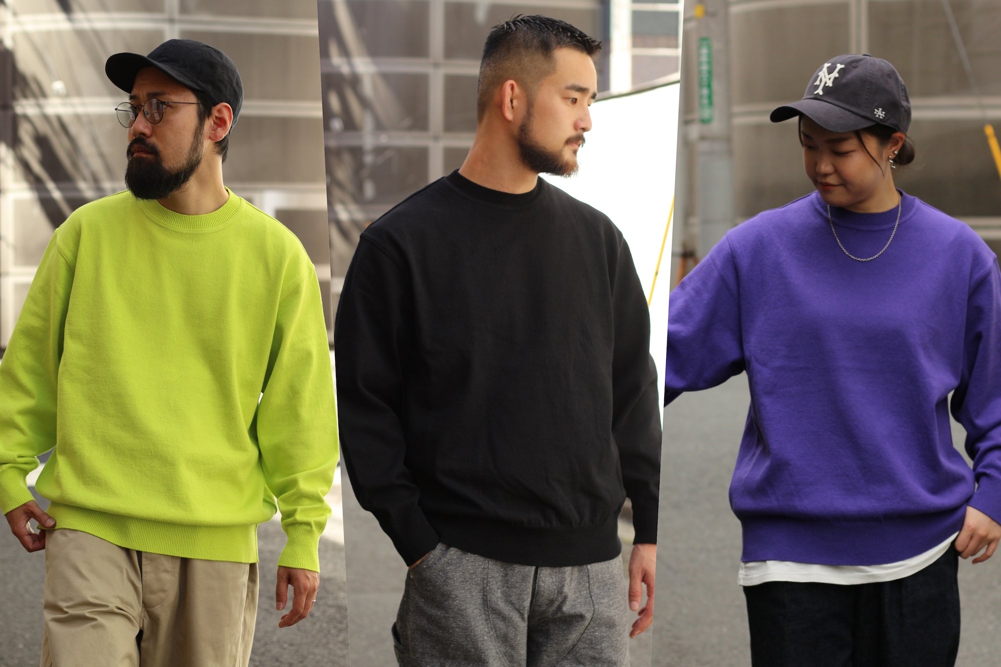 Yonetomi NEW BASIC】WAVE COTTON KNIT P/O(SOLID) | スマクロ町田店の