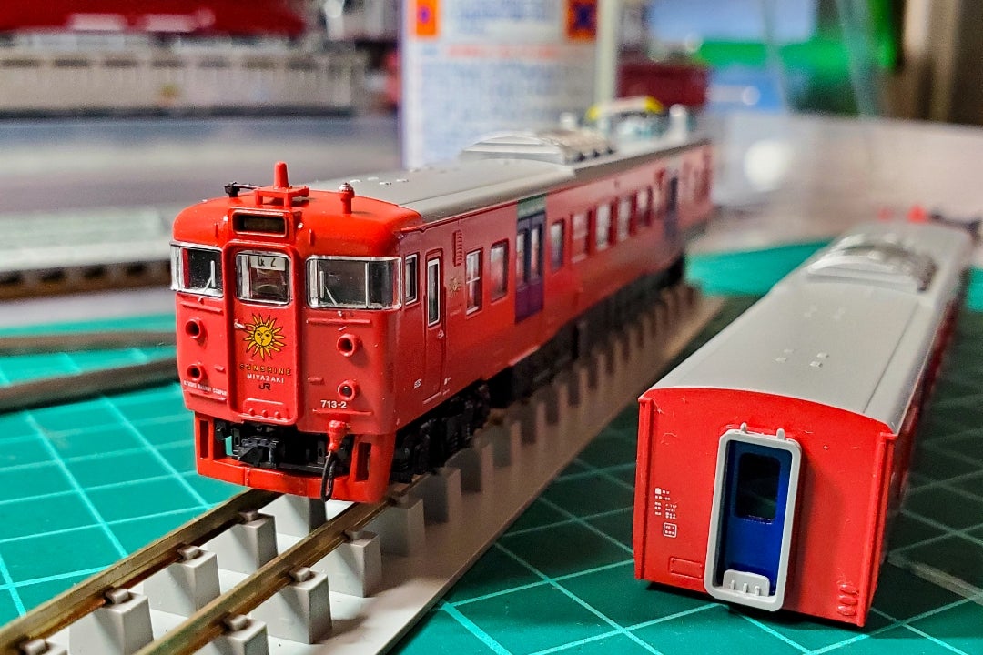 マイクロエース713系サンシャイン宮崎を社外パーツで仕上げます④