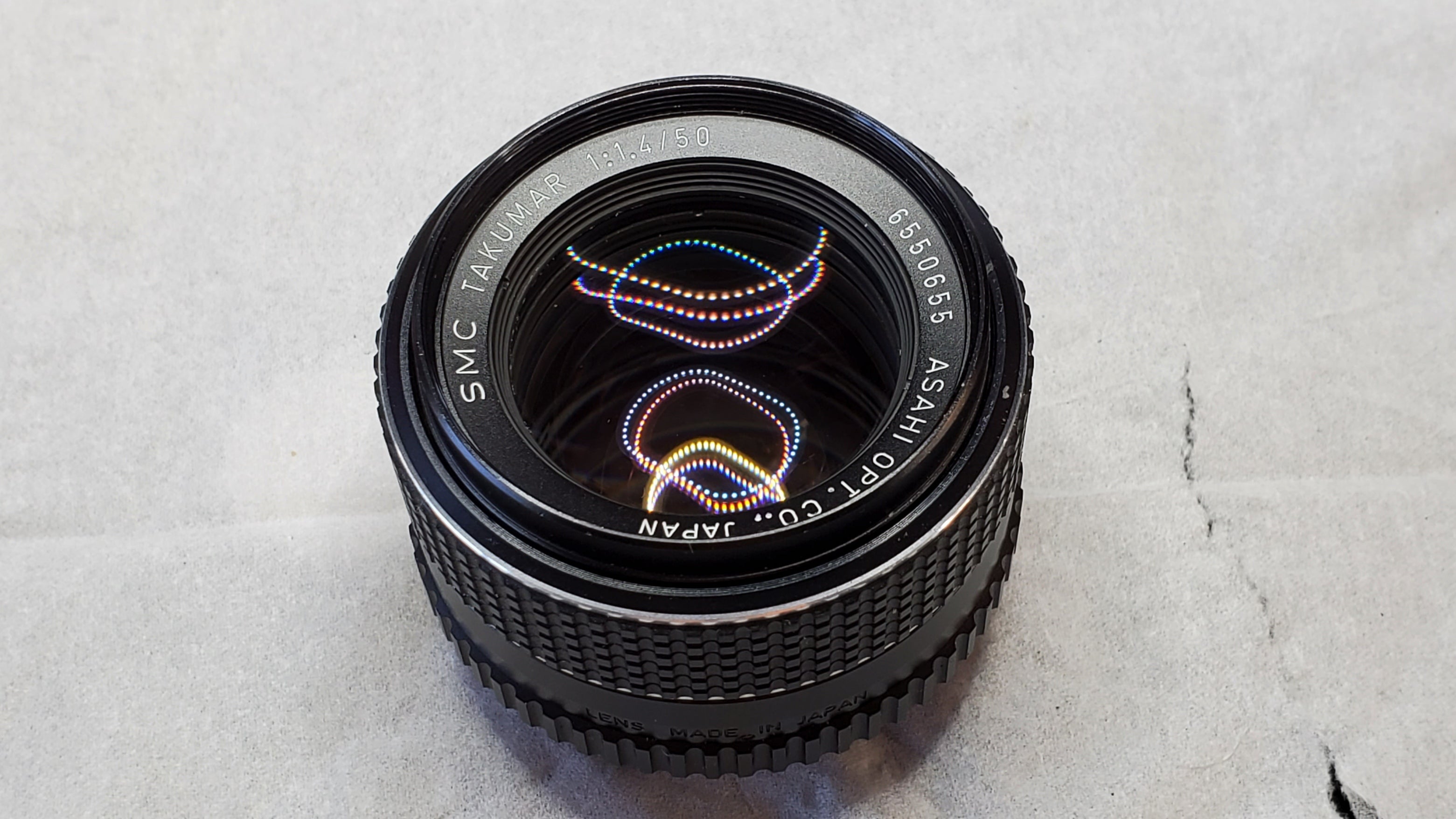 黄変が抜けた！ ASAHI PENTAX SMC TAKUMAR 50mm F1.4【修理・組