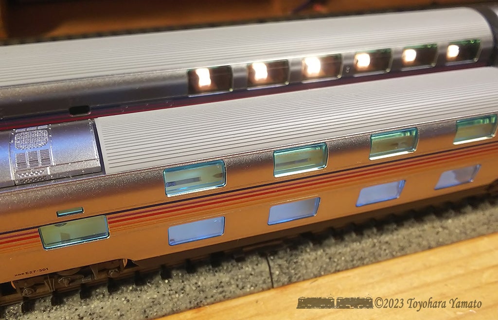 KATO E26系カシオペア 自作室内灯先行1両 | 重単5175 ～鉄道模型と