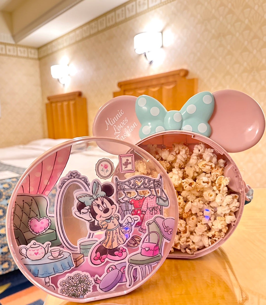 1月10日新発売のミニーちゃんポップコーンバケット買ってみたレポート