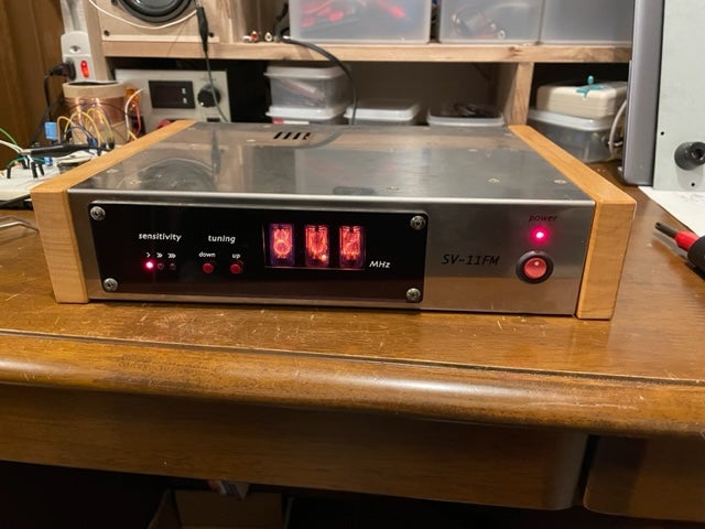 希少】ニキシー管FMチューナー SV-11FM 希少】ニキシー管FMチューナー