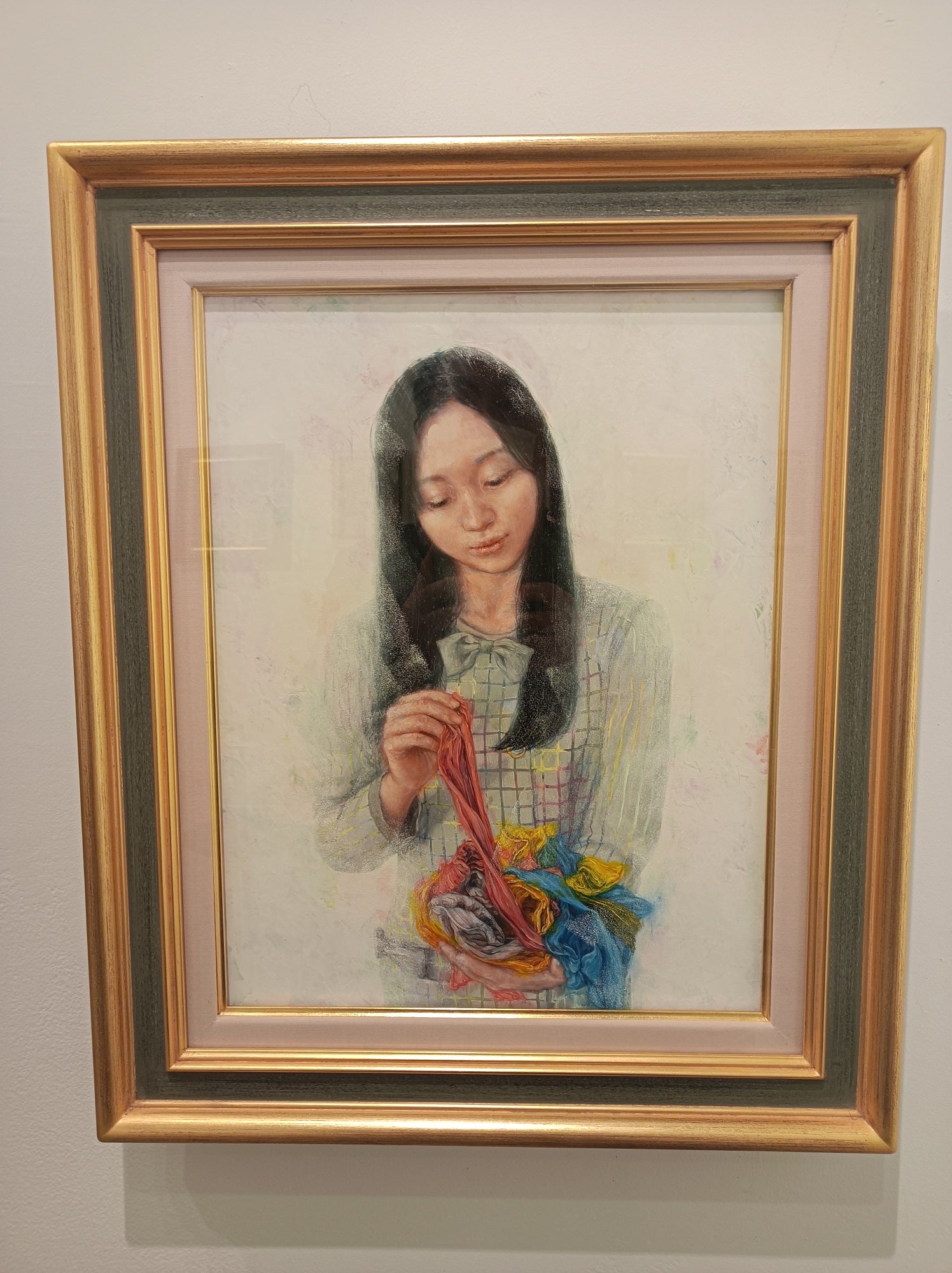 油絵（画家のひとみさんが描いた物） 画家ひとみさんの油絵です。