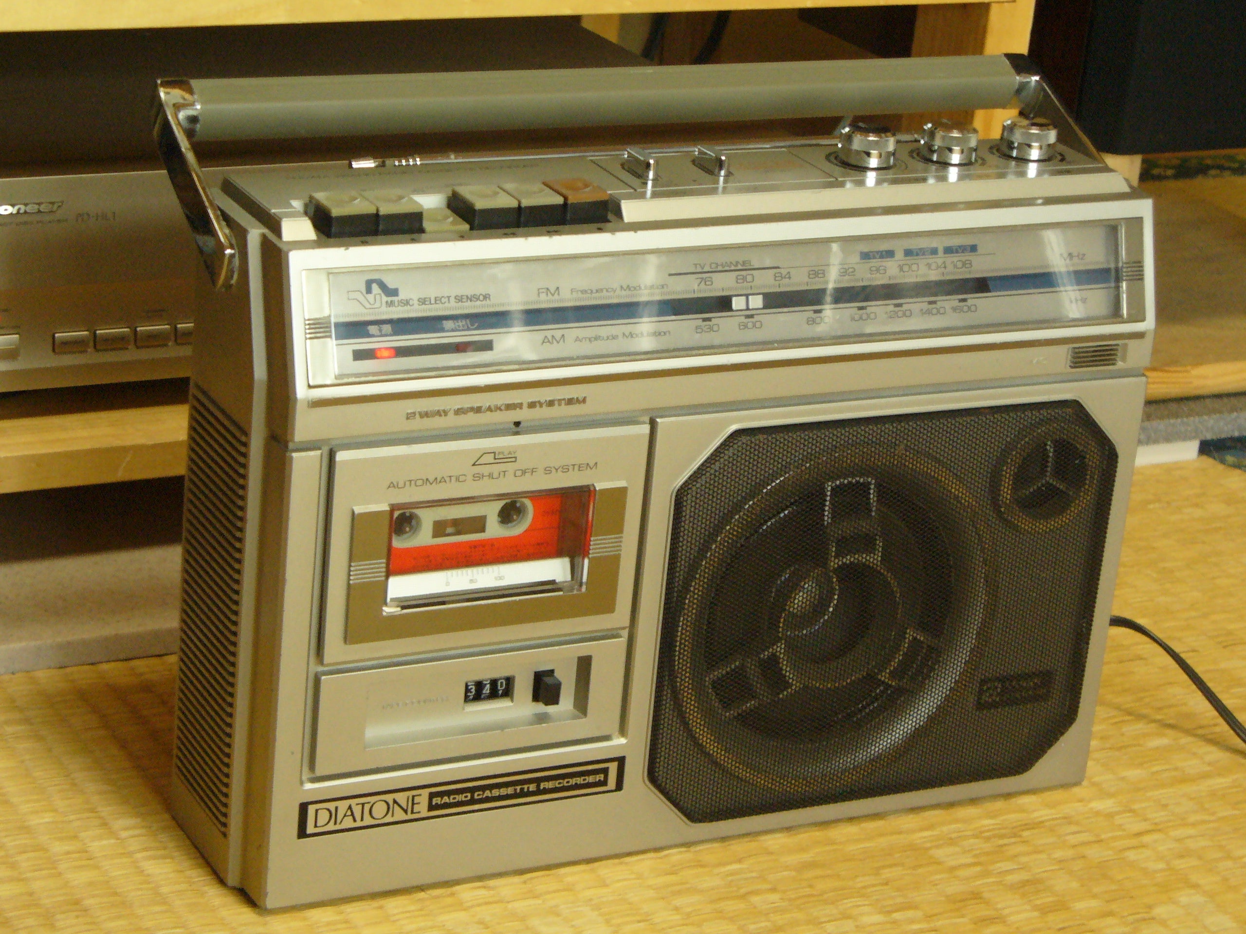 三菱 DIATONE JR-311 ラジカセ | いつみくんの日々