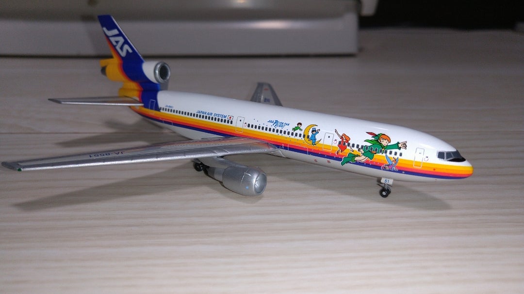 第1回 今日の1機 ツカノライン JAS DC-10 1/400 | 模型に見る乗り物の世界